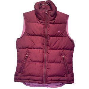 Aeorpostale Puffer Vest DOWN Raspberry Dusty Pink Junior M - 7